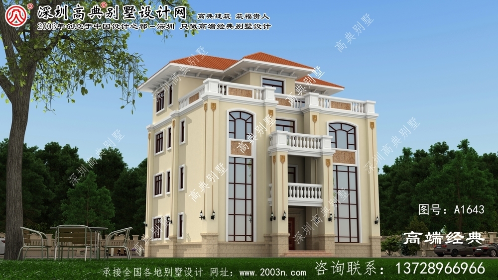 阳曲县大型别墅设计图
