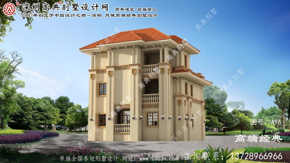 建平县三层房屋设计图	